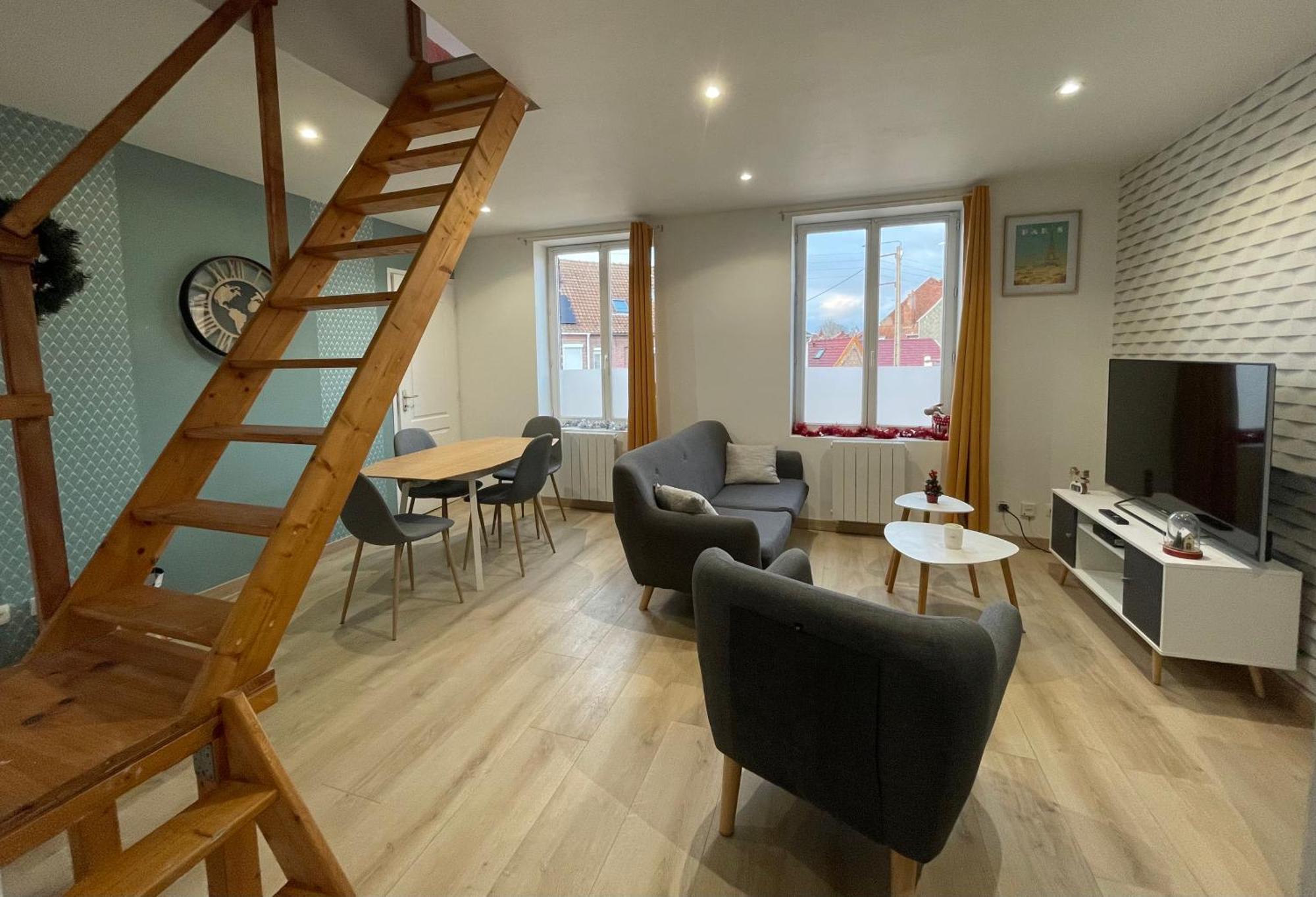 Gite Le Duplex - 5Min De La Gare Vers Lille-Lens-Arras Phalempin Extérieur photo